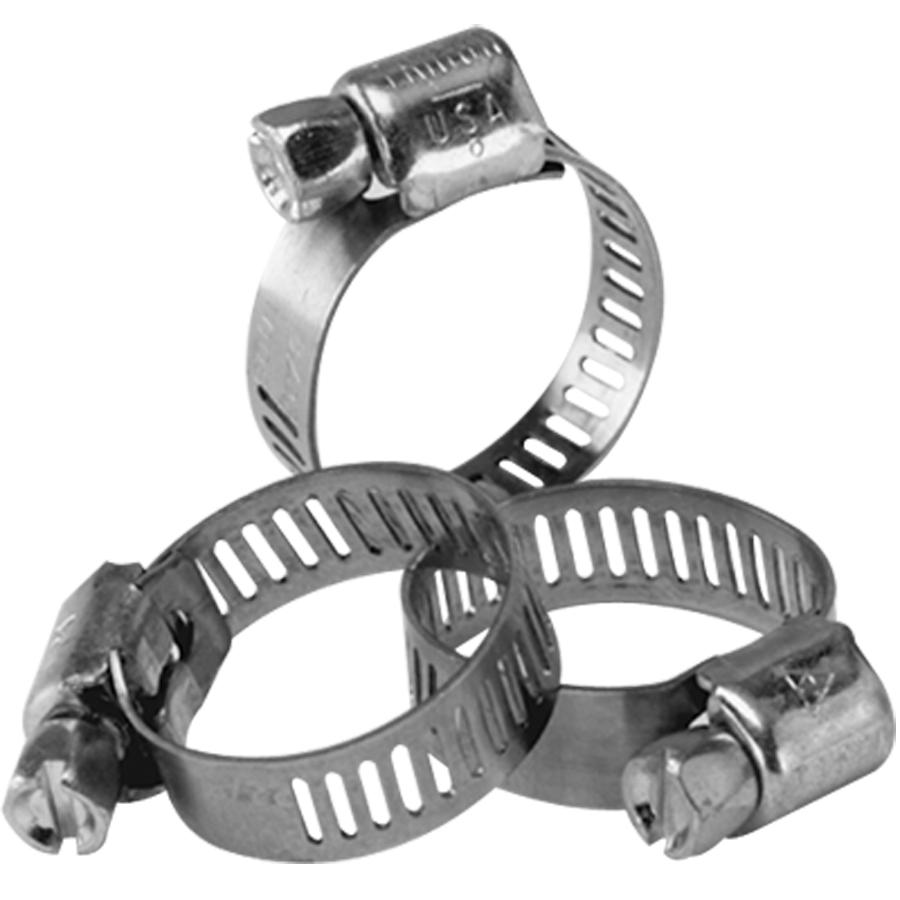 79330 1/4-5/8 SIZE 4 HOSE CLAMP (10) - Clamps and Hangers